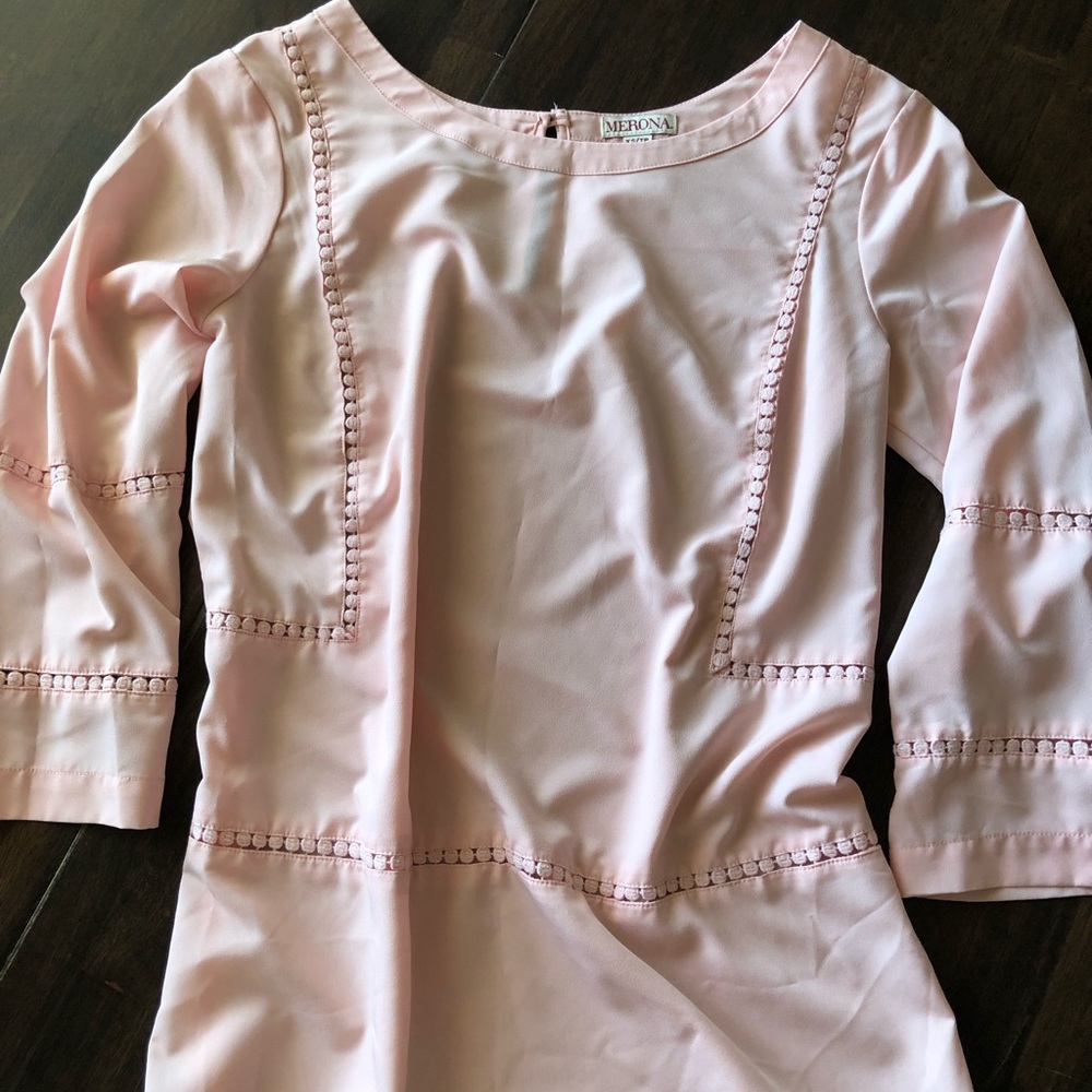 Light pink blouse light weight